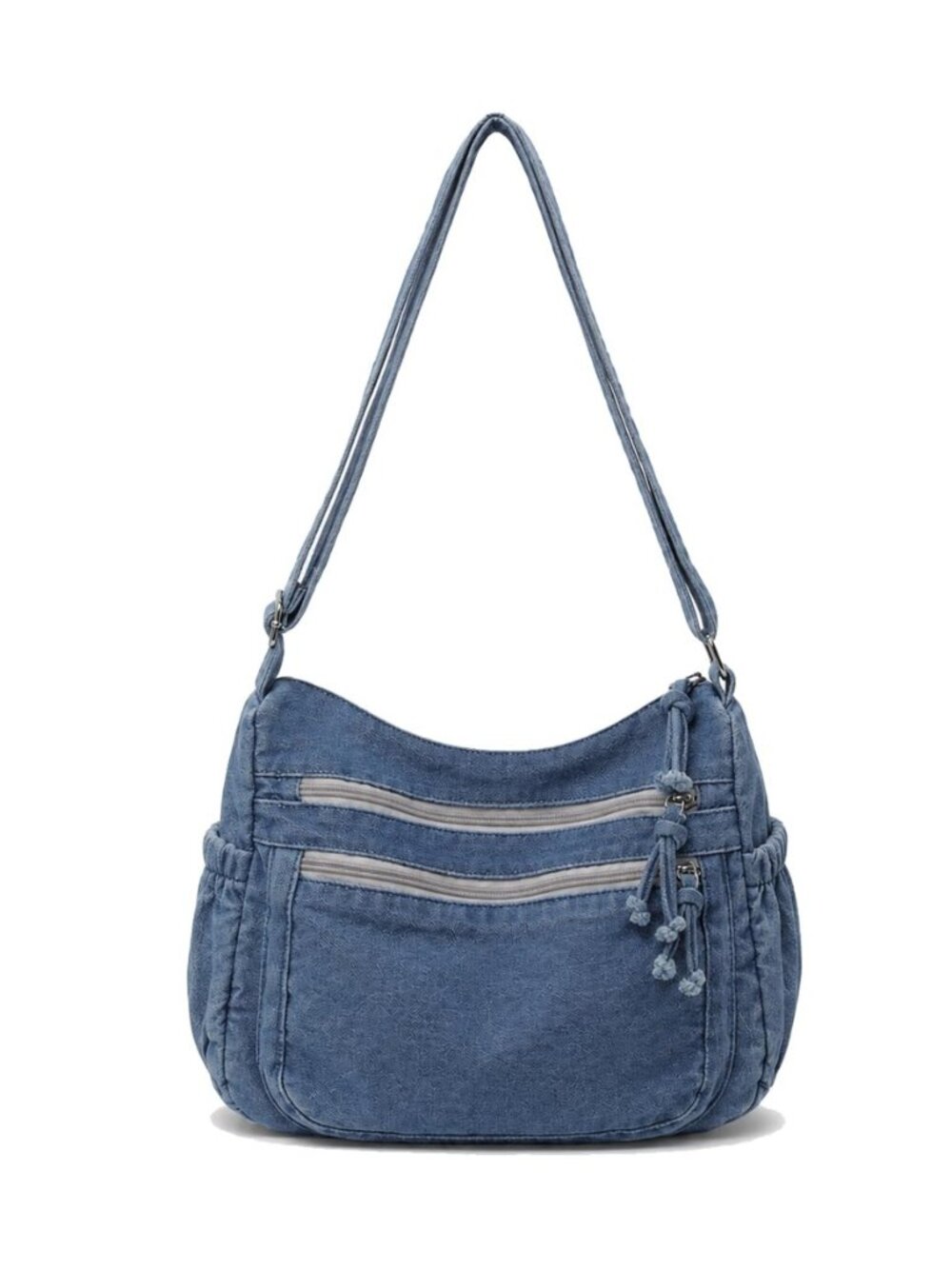 Canvas Messenger Bags Multiple Pocket Crossbody Purses Satchel Hobo Handbags